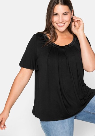 SHEEGO T-Shirt in Schwarz