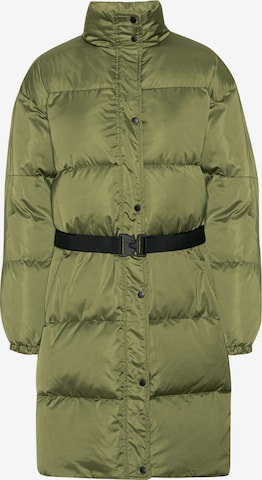 2NDDAY Winter Coat in Green: front