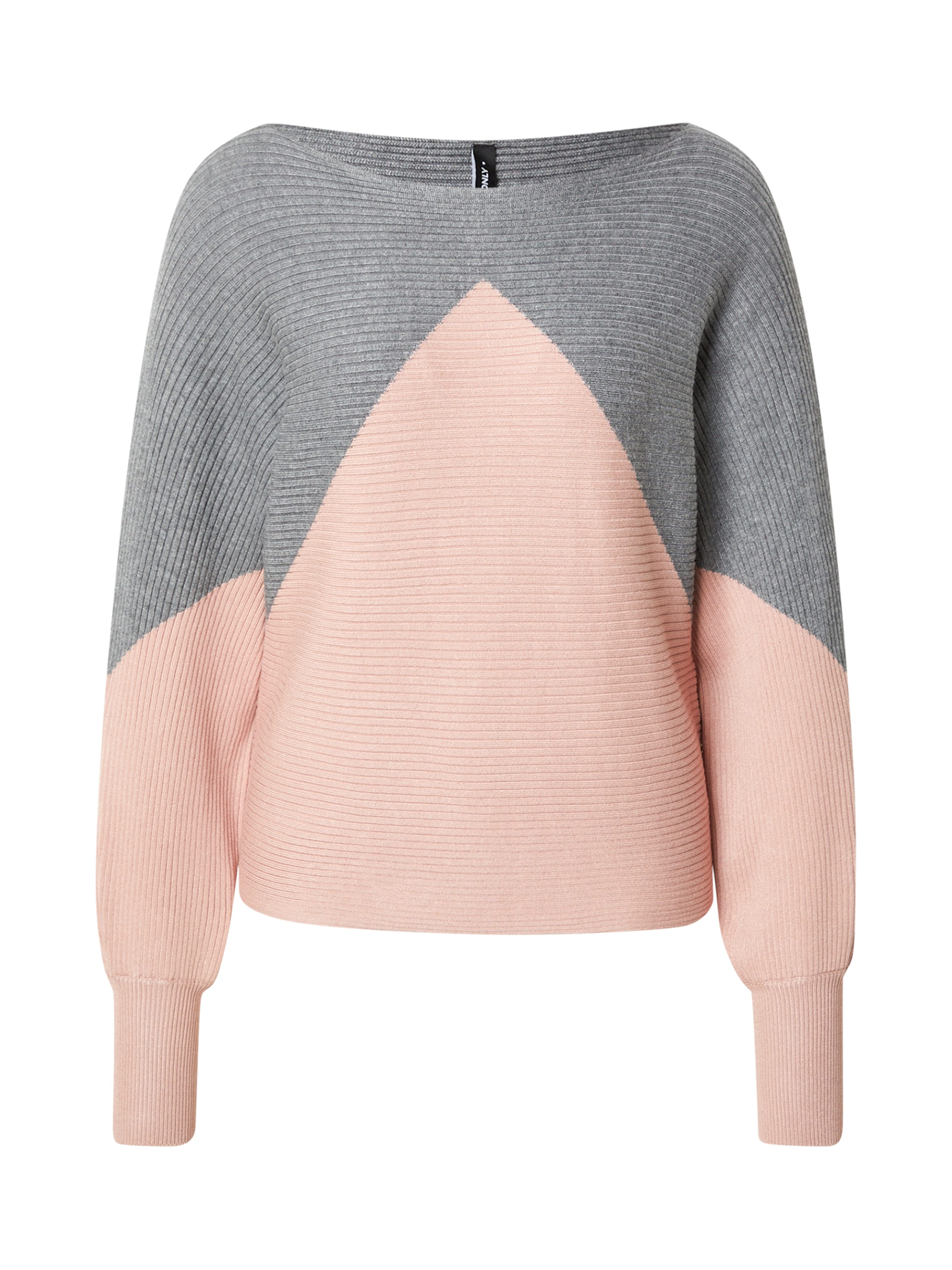 Pull-over 'ONLMadaline' ONLY en gris : devant