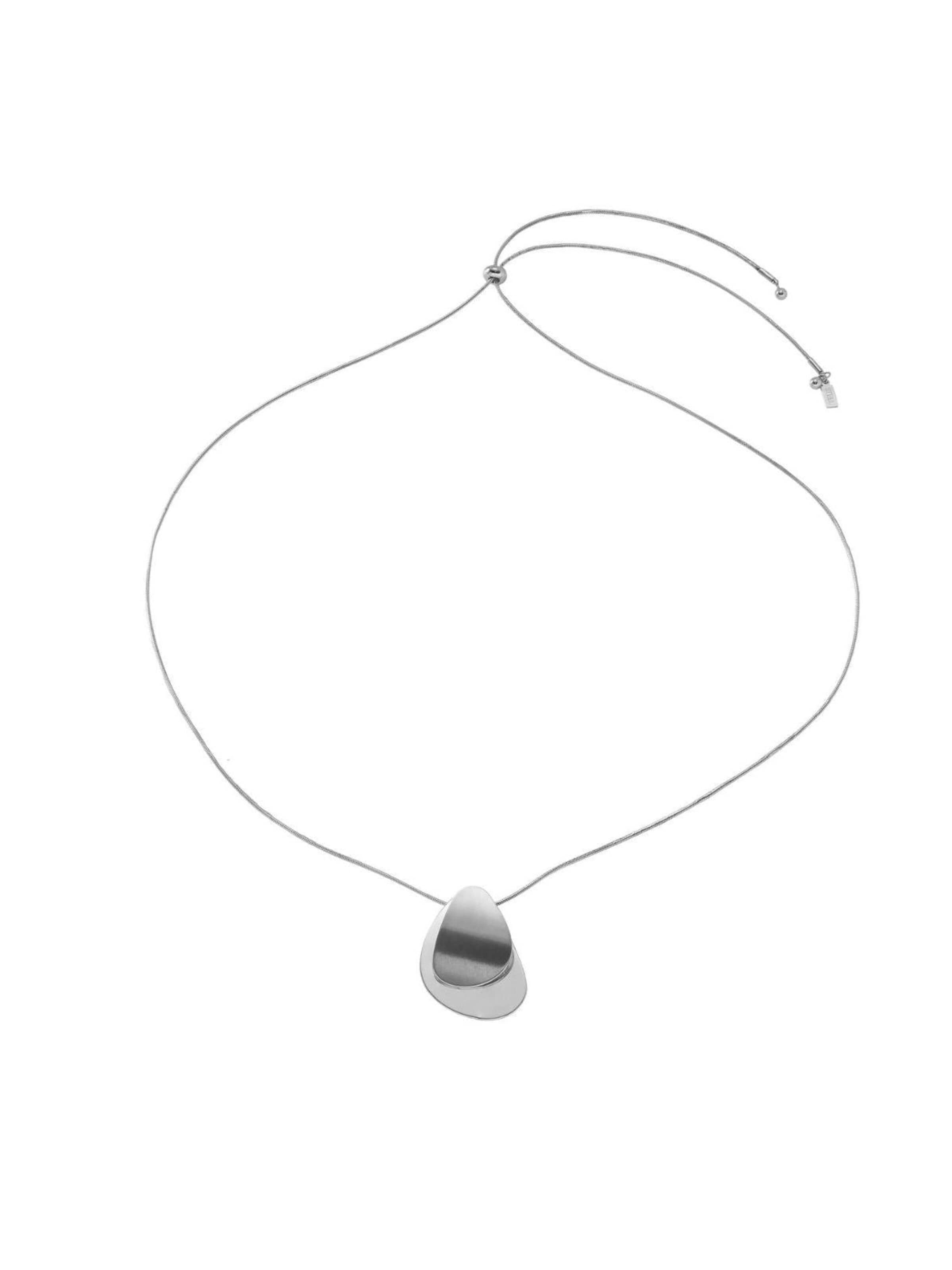 DNSK Copenhagen Necklace 'INES' in Silver: front