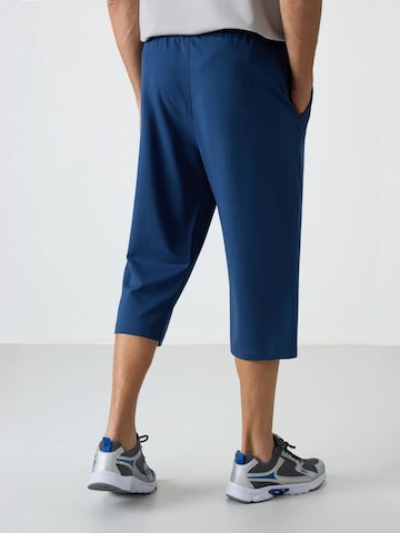 Wide Leg Pantalon Tommy Life en bleu
