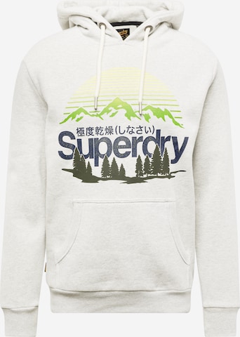 Felpa 'Great' di Superdry in grigio: frontale