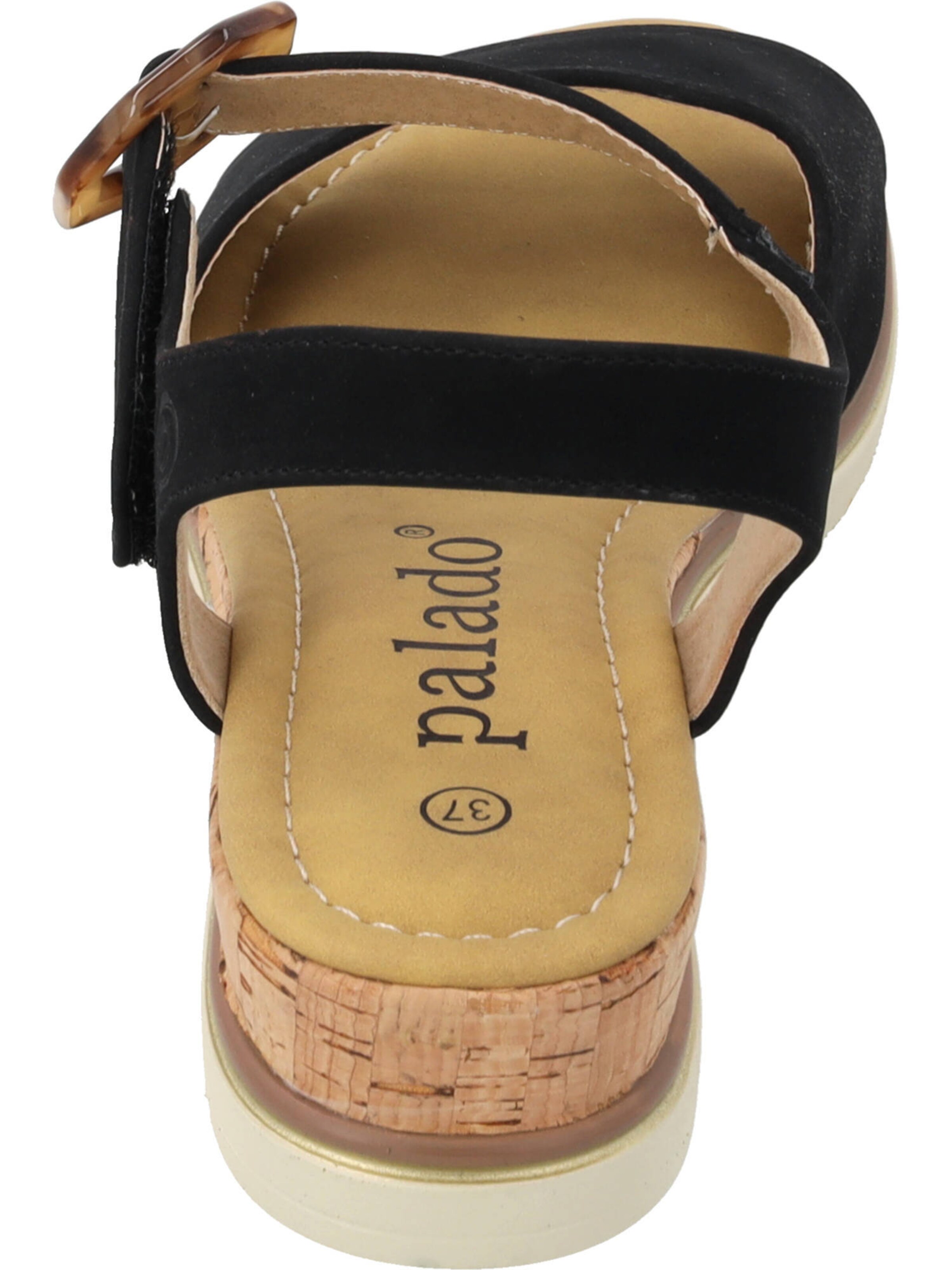 Sandales à lanières 'Impures' Palado en noir