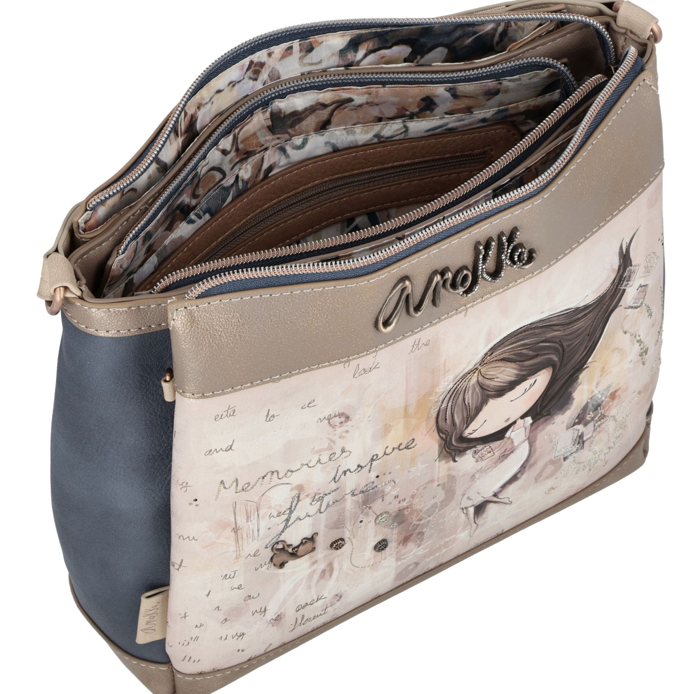 Anekke Crossbody bag 'Nature' in Beige