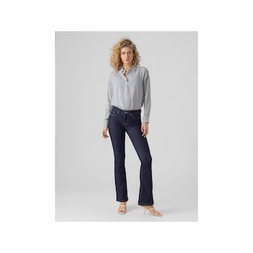 VERO MODA Bluse 'Bumpy' in Blau