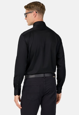 Coupe slim Chemise Boggi Milano en noir