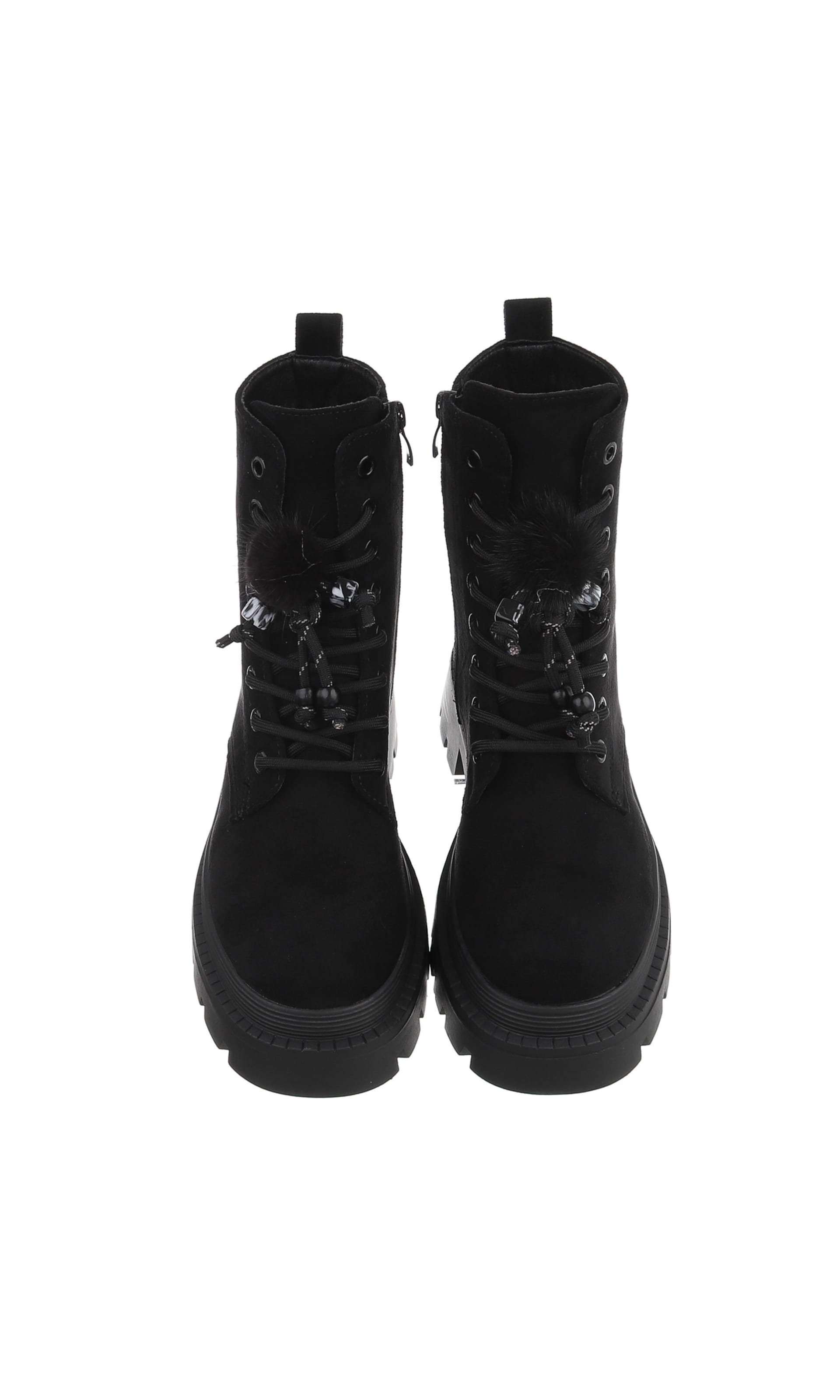 Ital-Design Stiefelette in Schwarz