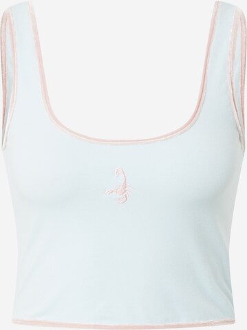 VIERVIER Top 'Abby' in Blue: front