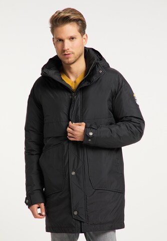 MO Parka in Schwarz: Vorderseite