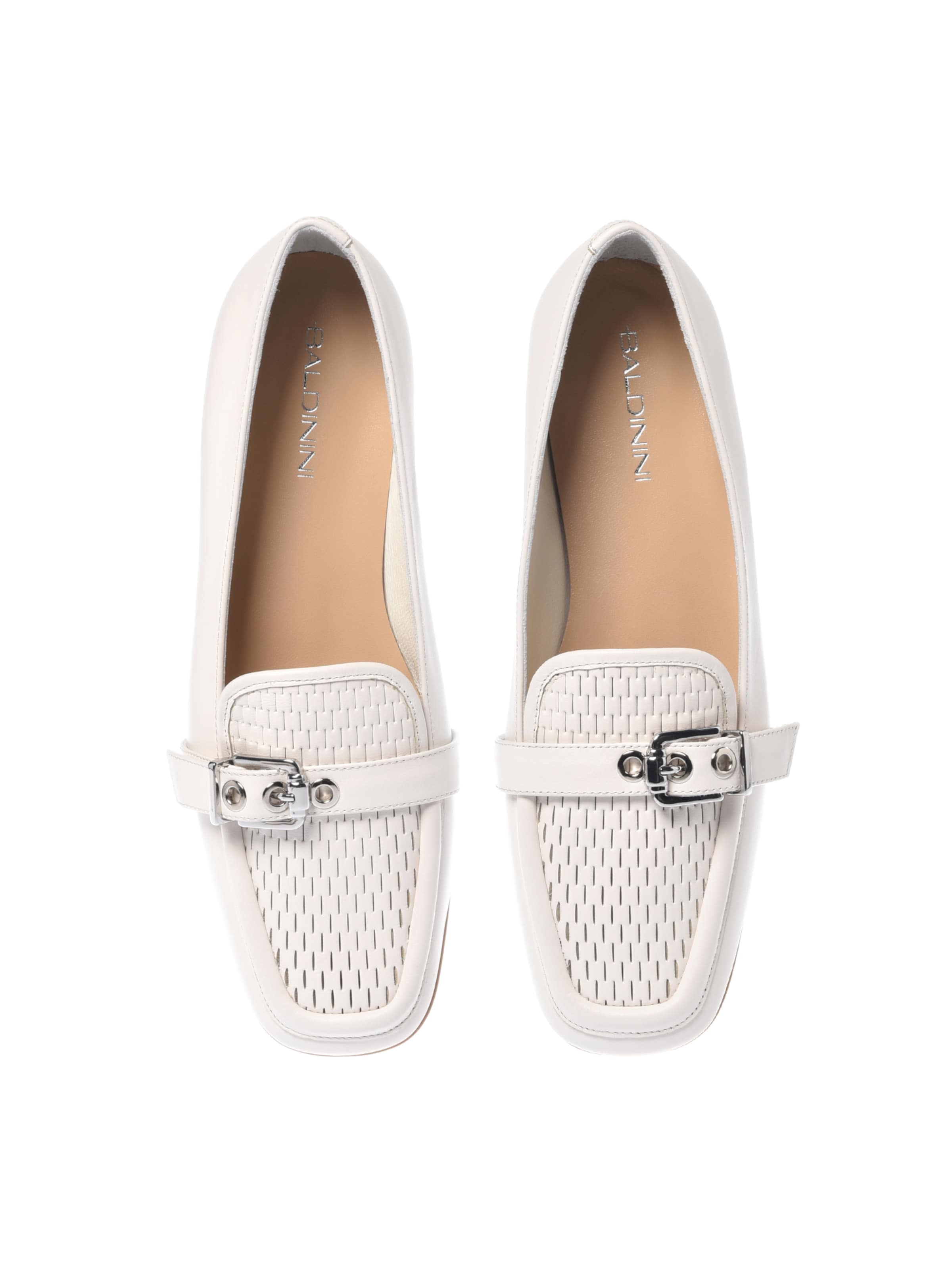 Mocassin BALDININI en blanc