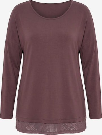 MIAMODA Langarmshirt in Braun: Vorderseite
