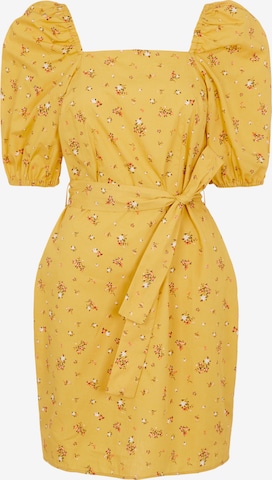 Robe 'Rose' OBJECT en jaune : devant