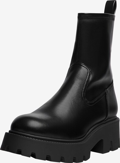 Pull&Bear Bottines en noir, Vue avec produit