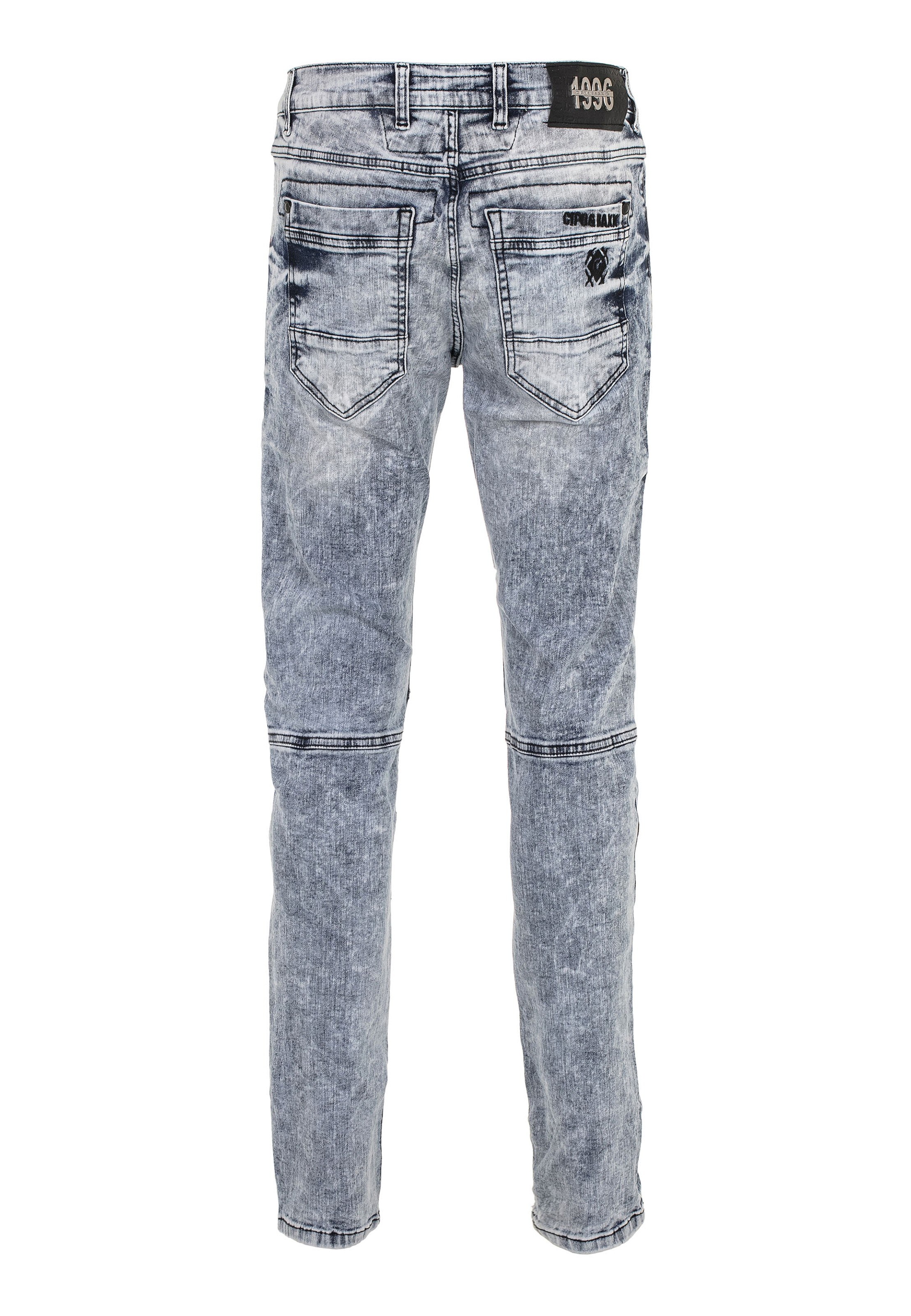 CIPO & BAXX Regular Jeans 'DENIM' in Blauw