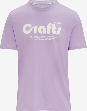 T-Shirt s.Oliver en violet : devant