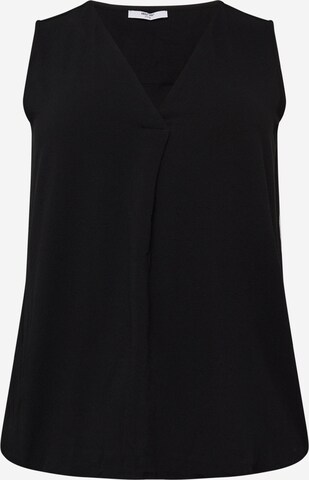 ABOUT YOU Curvy Top 'Juna' in Black: front