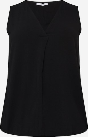 ABOUT YOU Curvy Top 'Juna' in Black: front