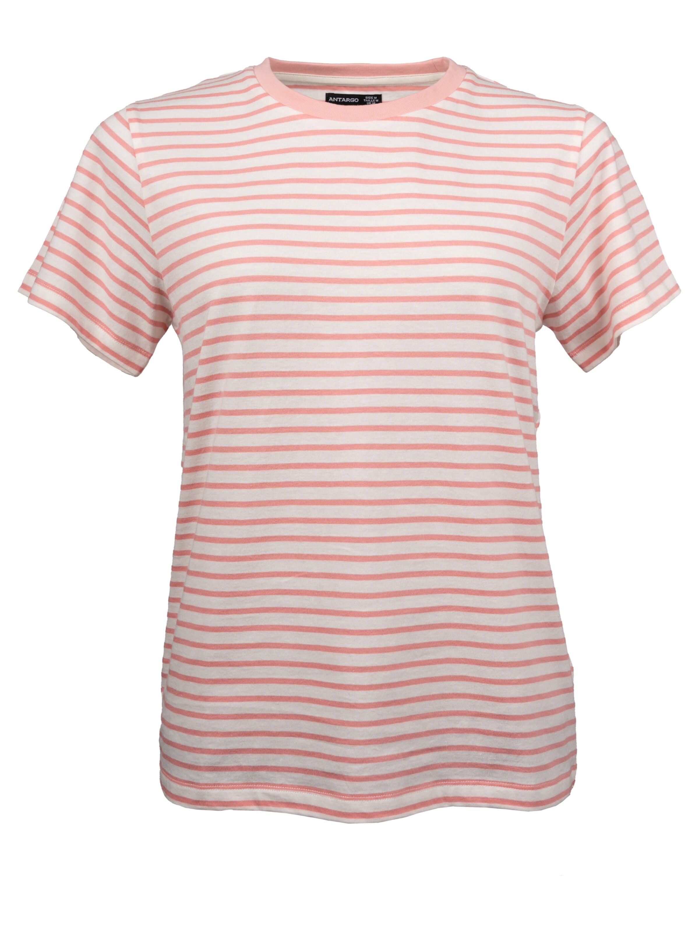 Antargo Shirt 'Striped Basic' in Orange: front