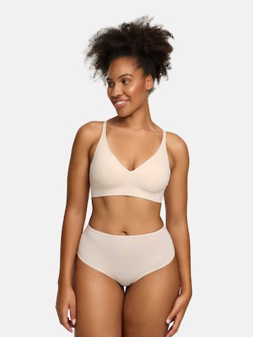 cfab (formerly creamy fabrics) Slip 'Hight-Waist Tanga' in Beige