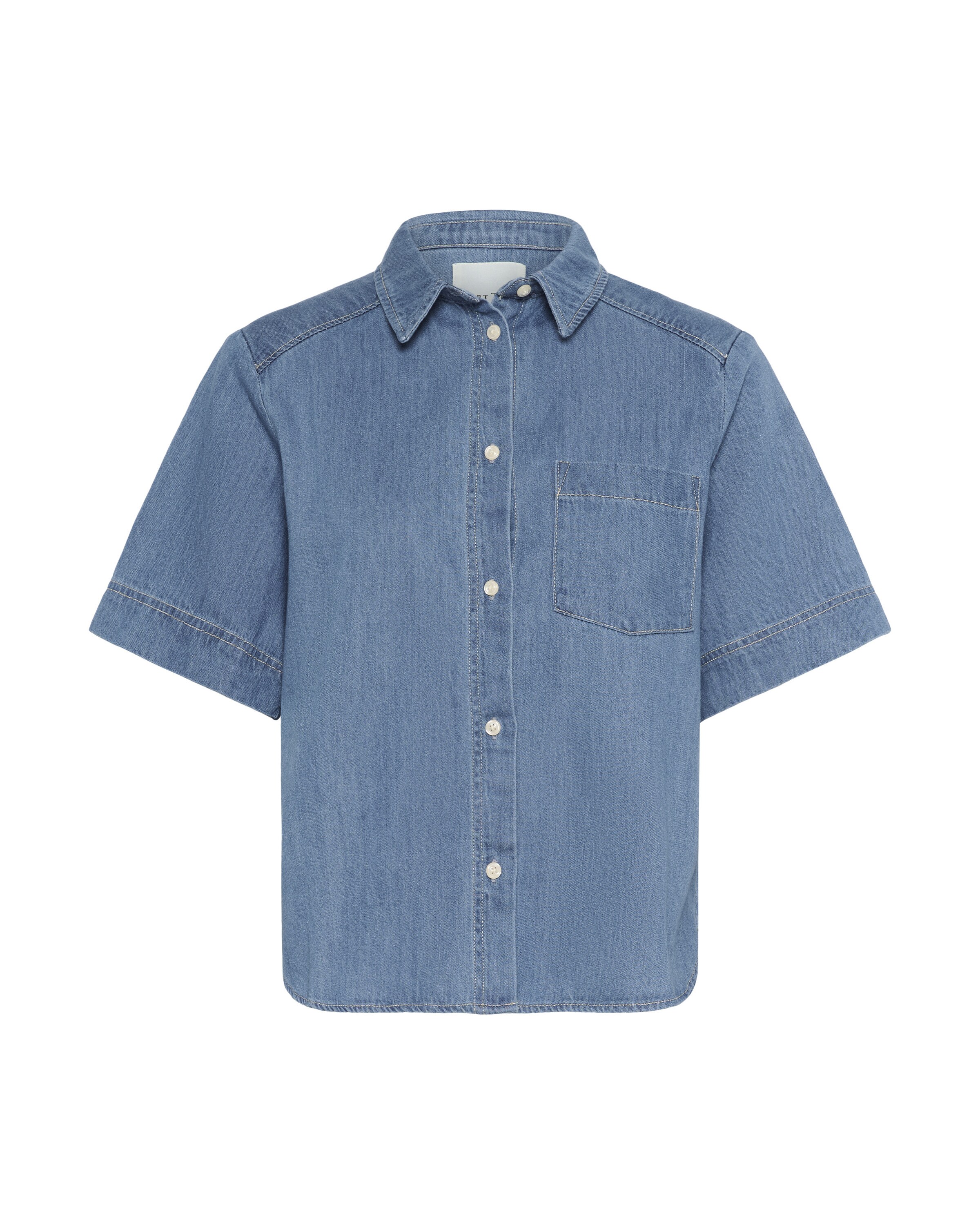 Part Two Bluse 'NiclaPW' in Blau: Vorderseite