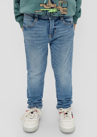 s.Oliver Slimfit Jeans 'Brad' in Blauw: voorkant