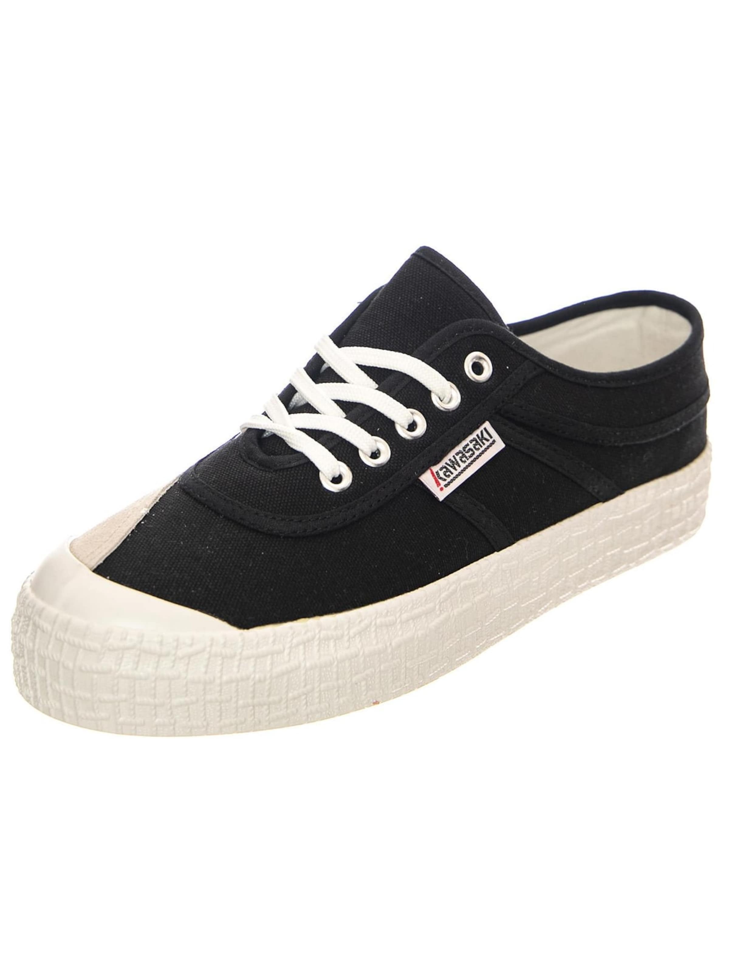 Scarpa stringata sportiva 'Unisex Original 3.0 Black Shoes' di KAWASAKI in nero: frontale