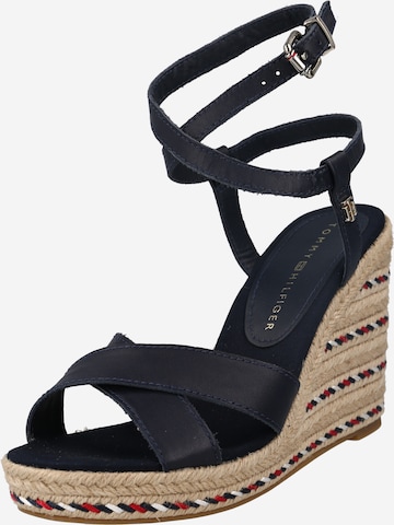 TOMMY HILFIGER Strap Sandals in Blue: front