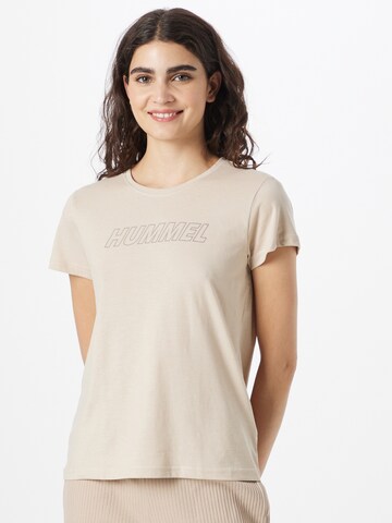 Hummel - Camisa funcionais em cinzento: frente