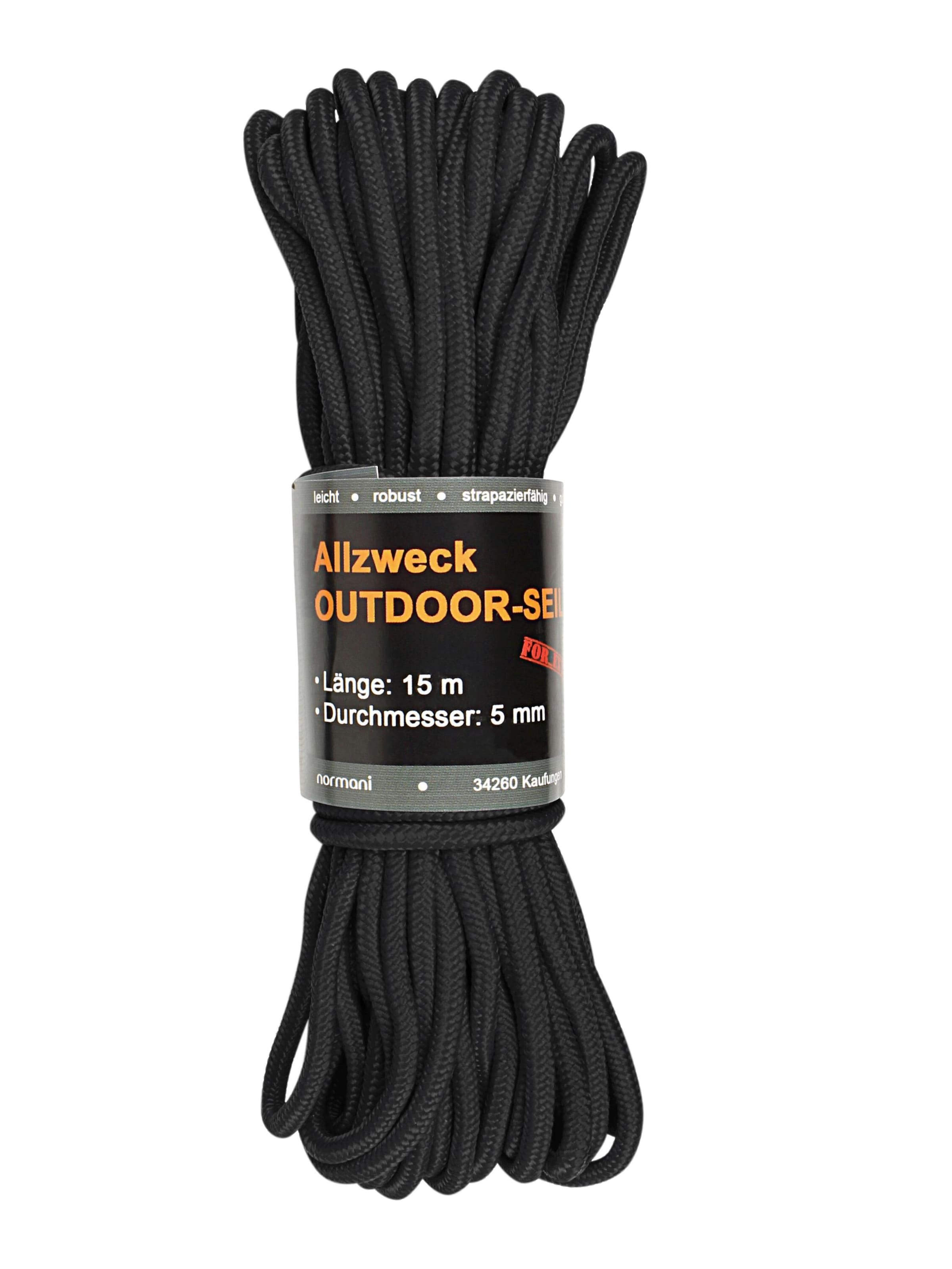 Cordes 'Chetwynd' normani en noir : devant