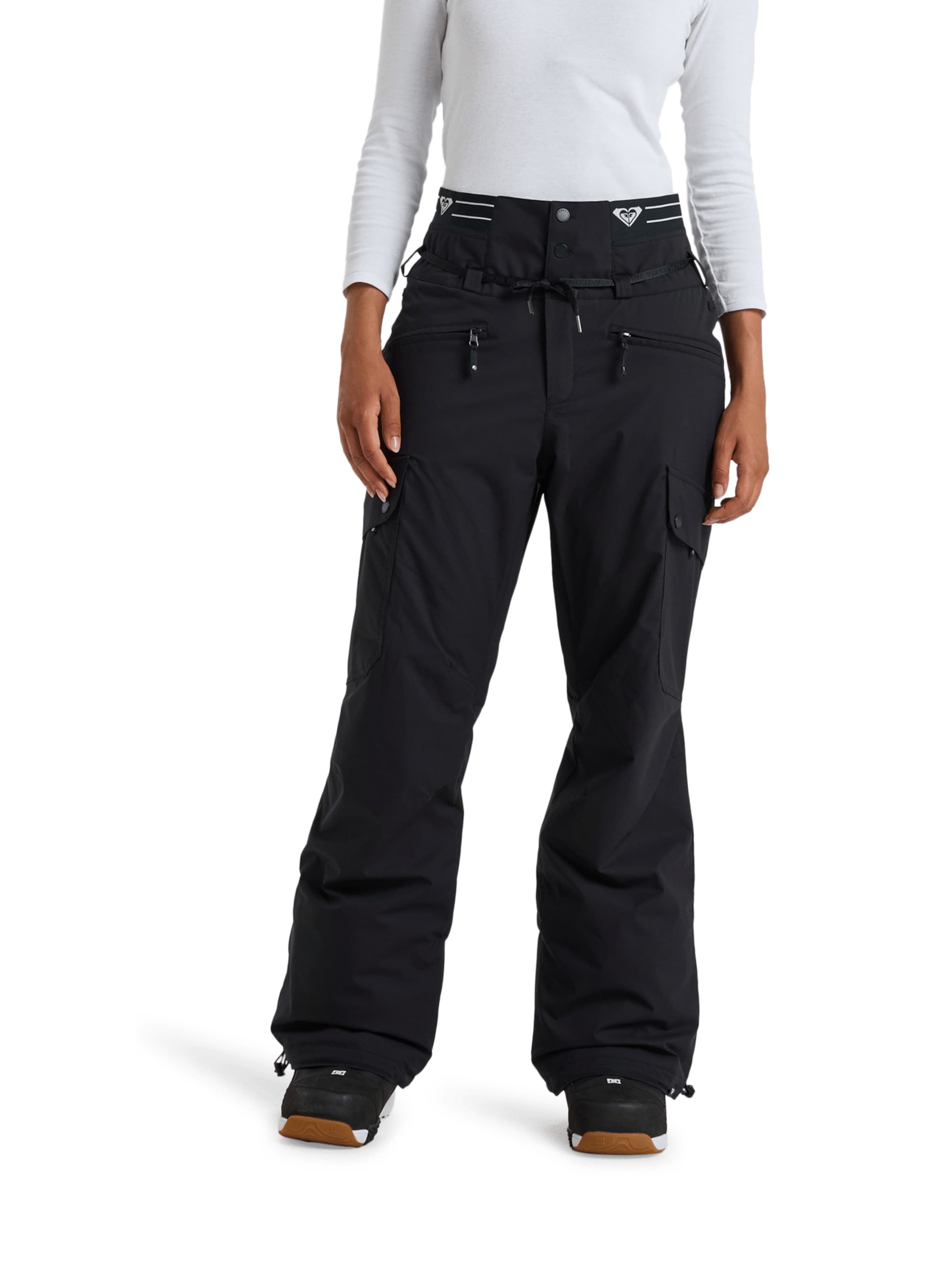 ROXY Regular Outdoorhose in Schwarz: Vorderseite