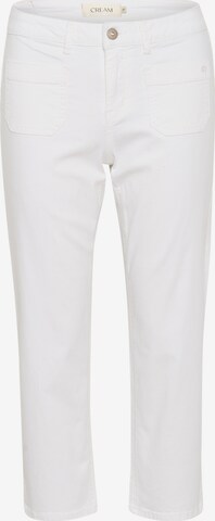 Cream Regular Jeans 'Ann' in White: front
