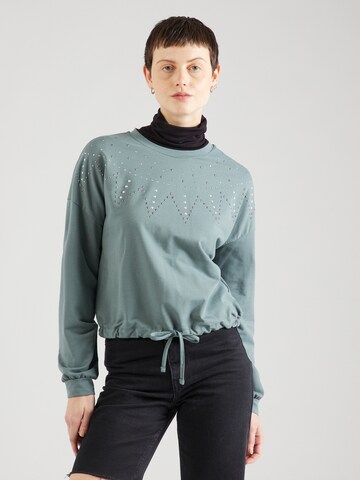 ABOUT YOU Sweatshirt 'Cathleen' i grön: framsida