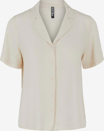 PIECES Blouse 'Olivia' in Beige: front