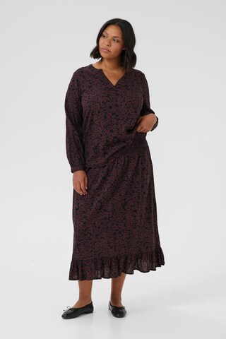 Jupe 'Bella' KAFFE CURVE en marron