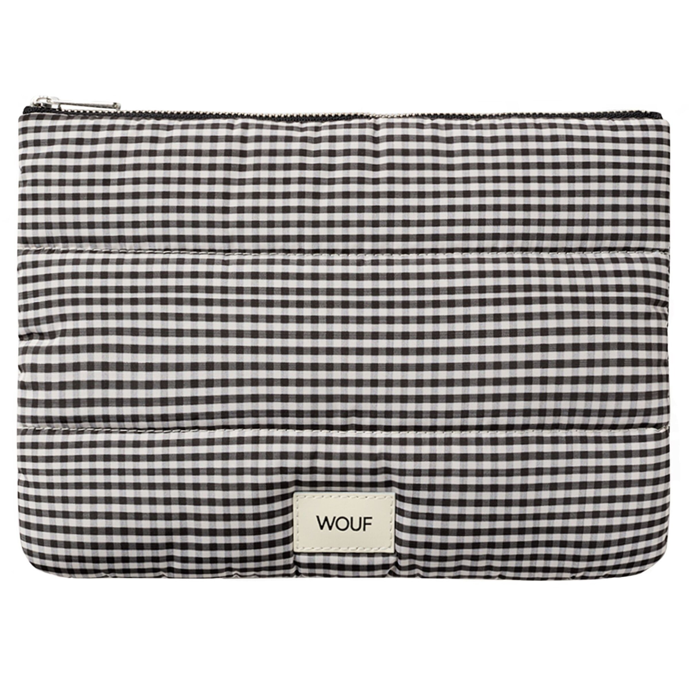 Wouf Clutch in Schwarz: Vorderseite