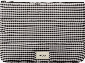Wouf Clutch in Black: front