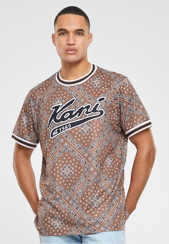 Karl Kani T-Shirt in Braun: predná strana