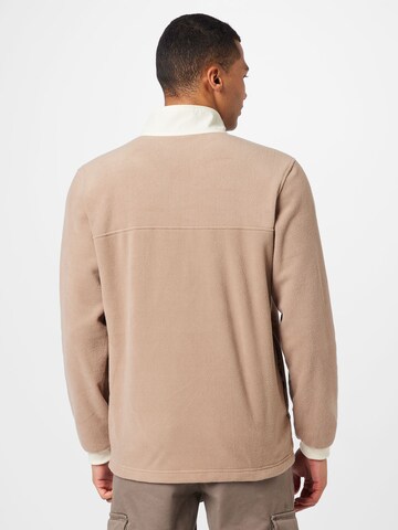 ADIDAS ORIGINALS Sweatshirt 'Wander Hour Quarter-Snap Polar Fleece' in Beige