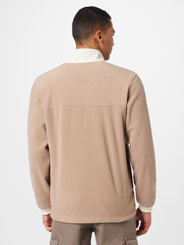 ADIDAS ORIGINALS Sweatshirt 'Wander Hour Quarter-Snap Polar Fleece' i beige