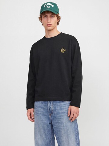 Felpa di JACK & JONES in nero