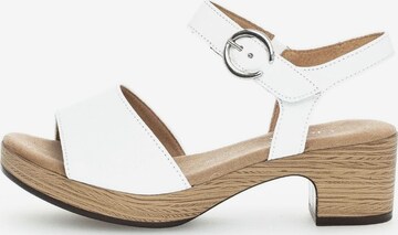 GABOR Strap Sandals in White