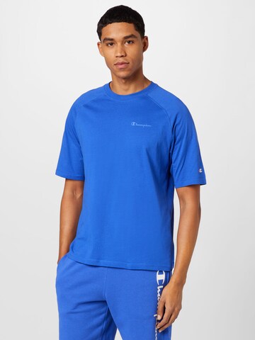 Maglietta di Champion Authentic Athletic Apparel in blu: frontale