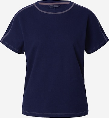 Marks & Spencer Shirt in Blauw: voorkant