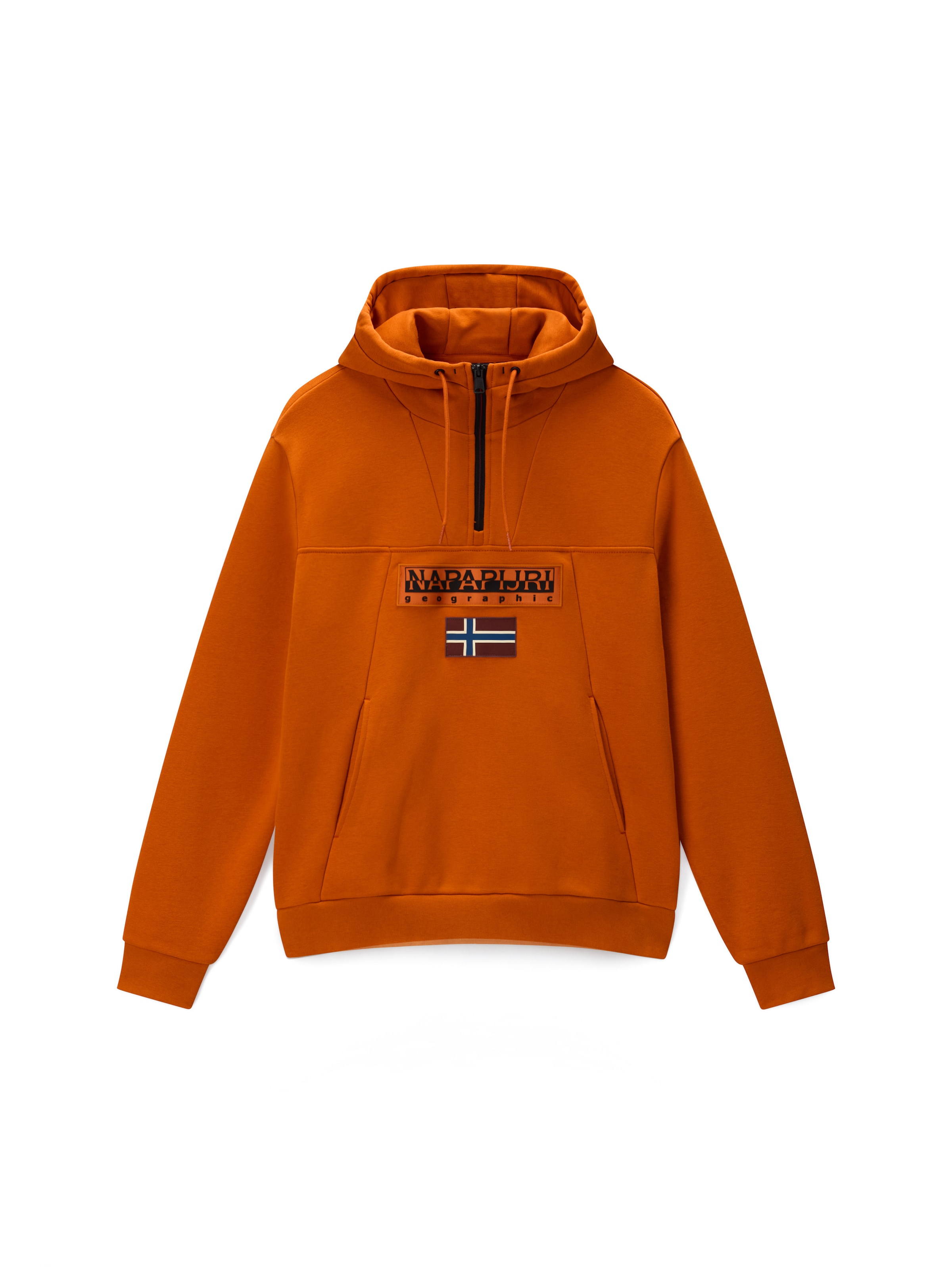 Bluză de molton 'Burgee  2.0' de la NAPAPIJRI pe portocaliu: față