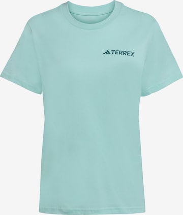 T-shirt fonctionnel 'Graphic' ADIDAS TERREX en vert : devant