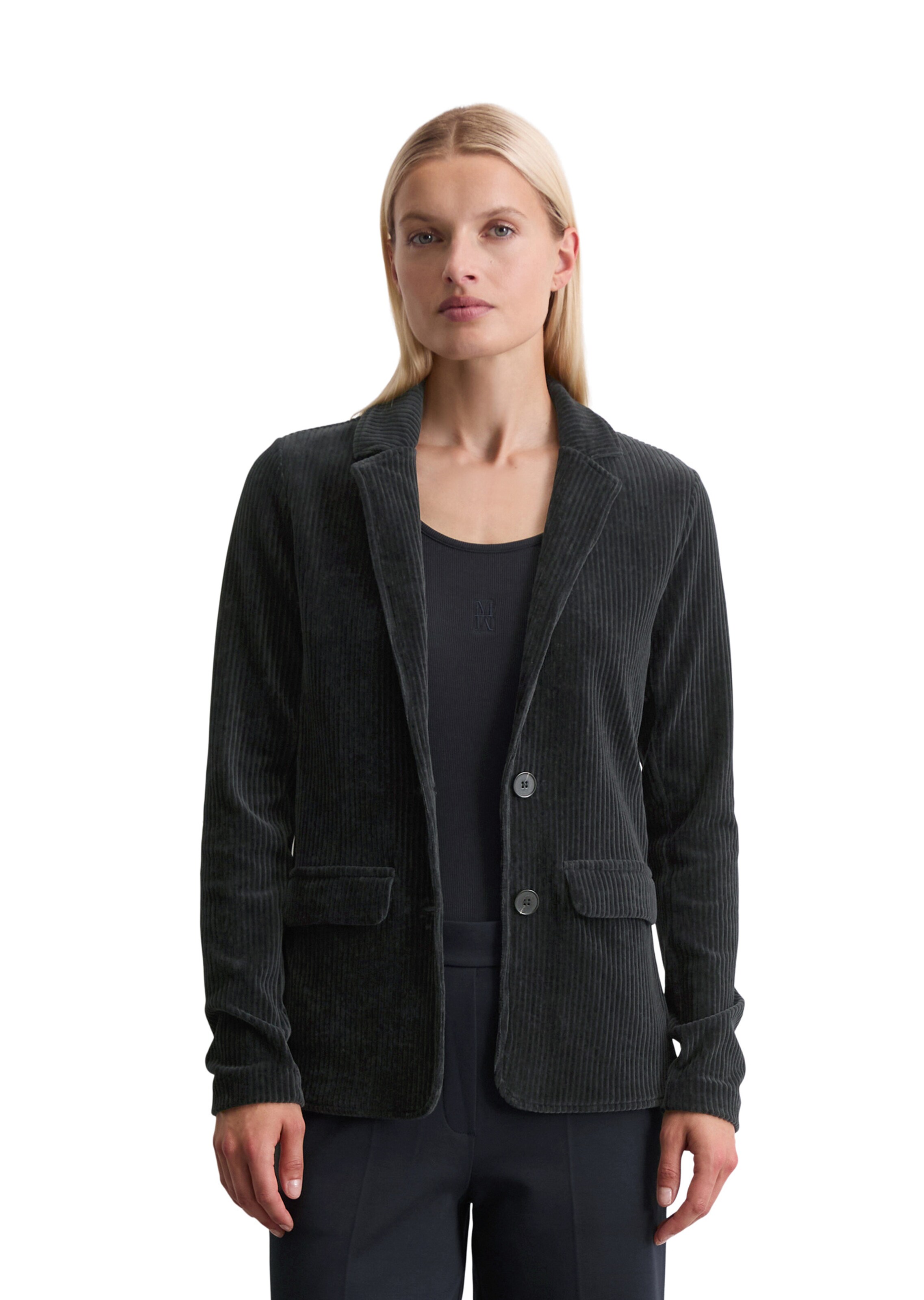 Blazer Marc O'Polo en bleu : devant