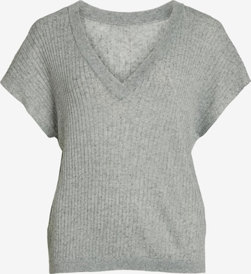 VILA Sweater 'Denice' in Grey: front