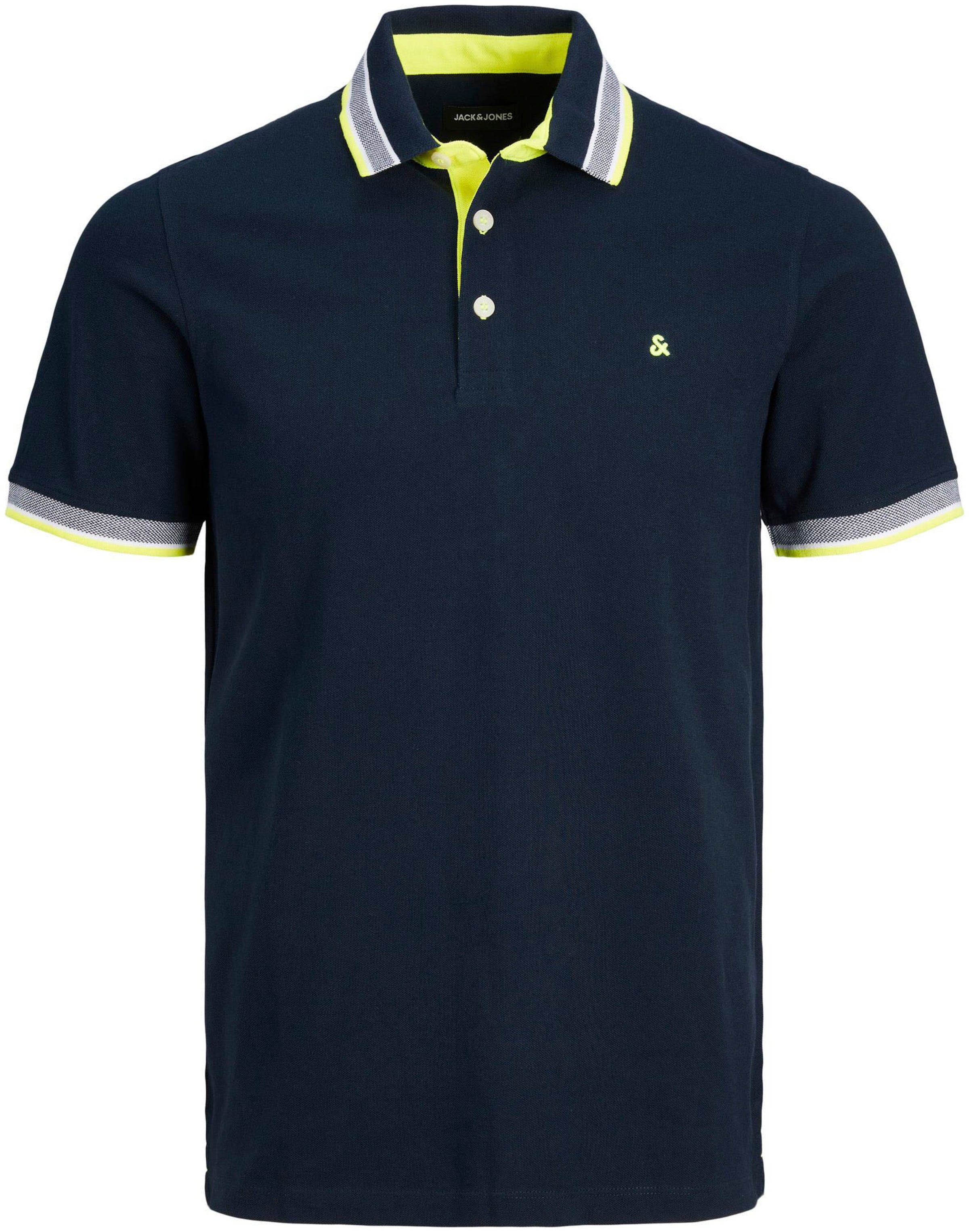 Maglietta 'JJEPAULOS' di Jack & Jones Plus in blu: frontale