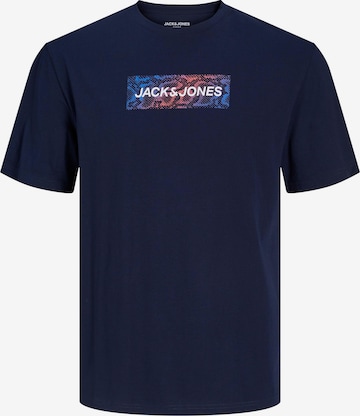 JACK & JONES Majica | modra barva: sprednja stran