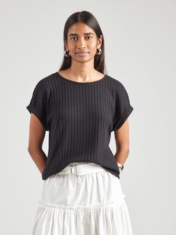 T-shirt 'Astrid' ABOUT YOU en noir : devant